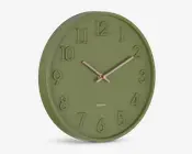 Vægur Calma grøn Ø.30 cm