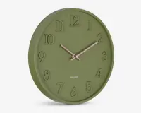 Vægur Calma grøn Ø.30 cm 