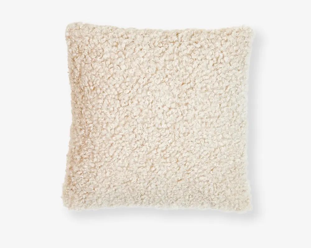 Pude plys off white 50x50 cm 