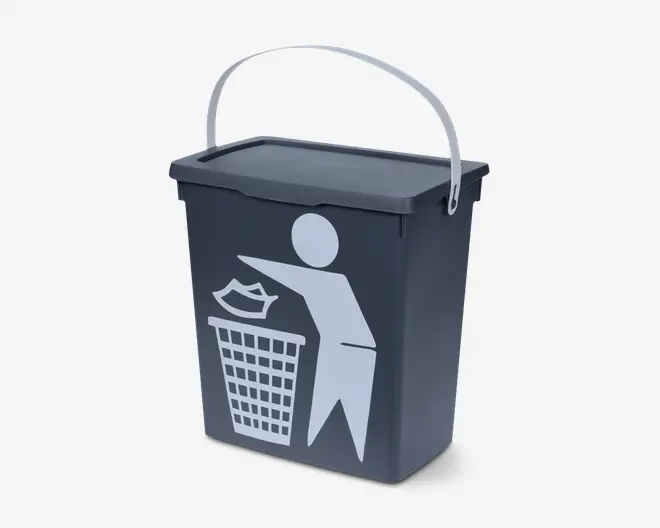 Spand til affaldssortering 12L