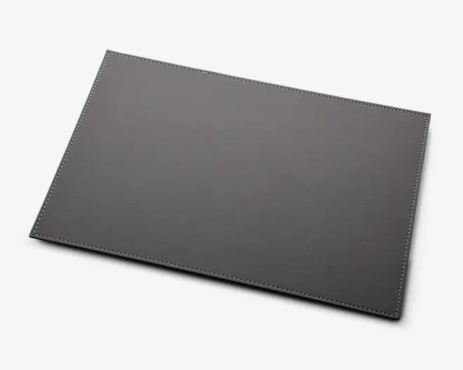 Dækkeserviet grå PU 45x30 cm 