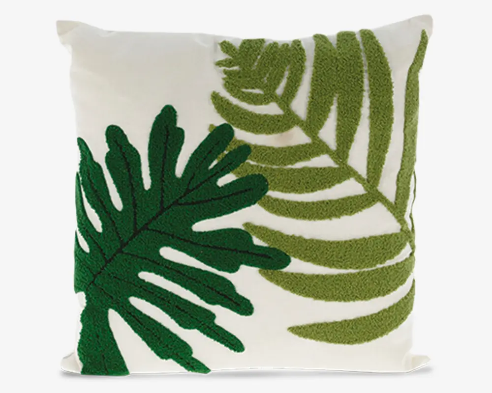 Pude plante broderi 45x45 cm