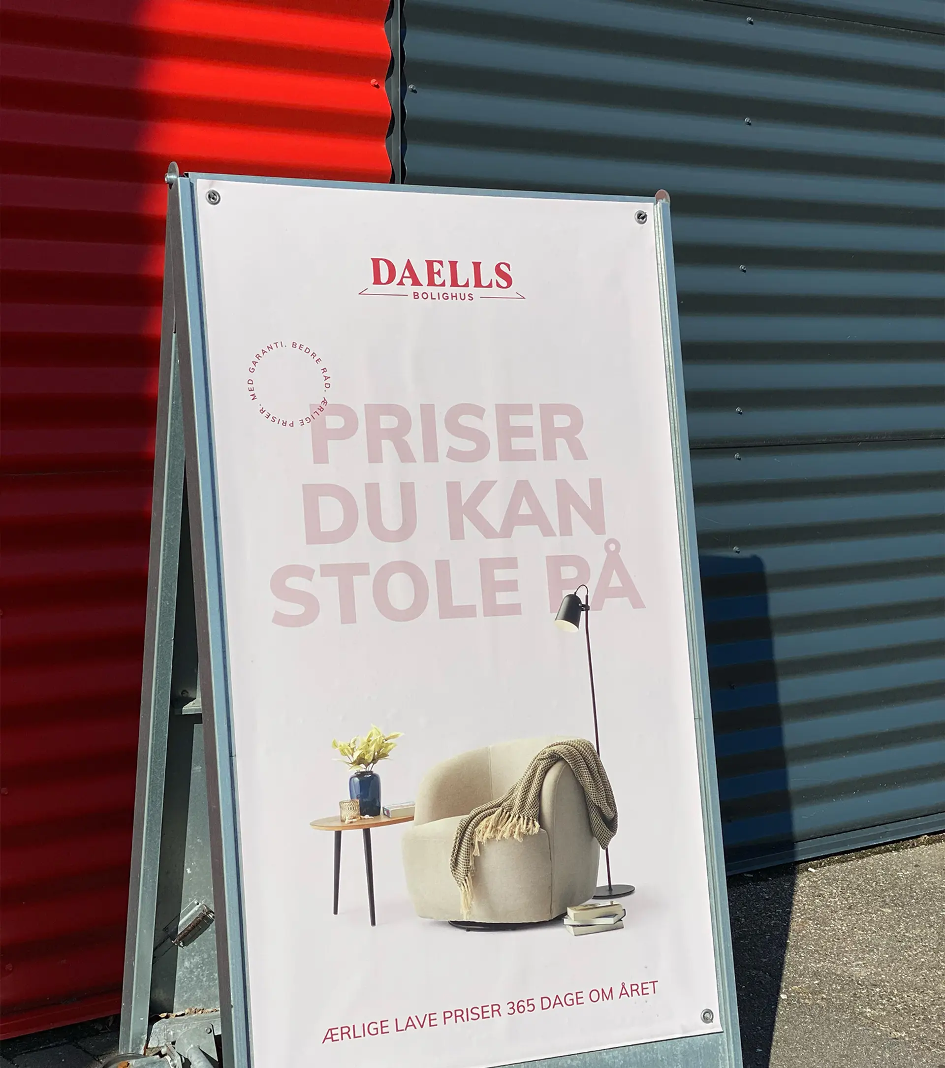 Skilt med priser du kan stole på 