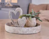 Fad deko cement grå Ø.23 cm 