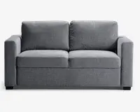 Sovesofa 2 pers. grå møbelstof
