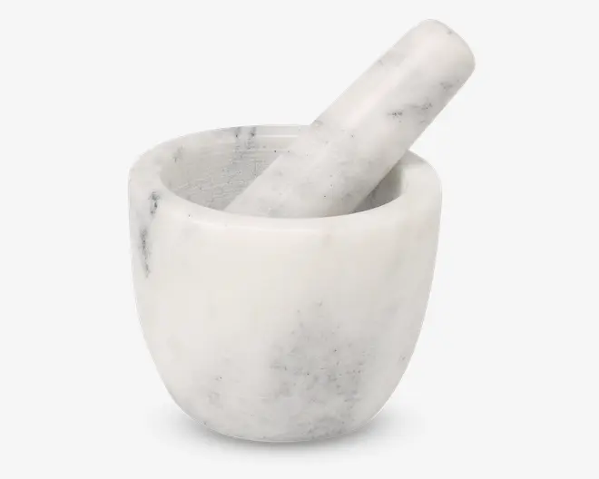 Morter marmor assorteret H.12 cm