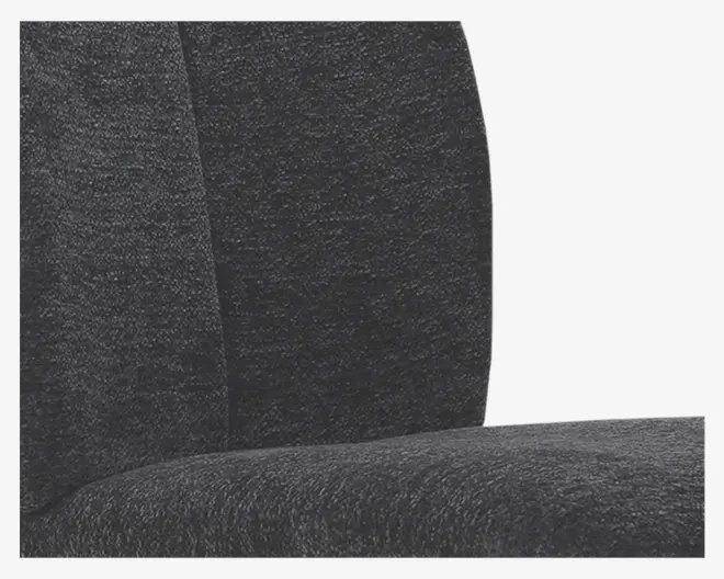 Spisebordsstol med drejestel i grå