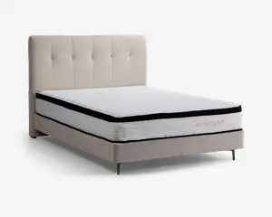 Komplet Continentalseng 140 x 200 cm beige