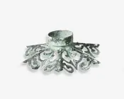 Fyrfadsstage ass metal Ø.14 cm 