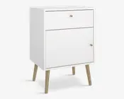 Sengebord Bodo i hvid