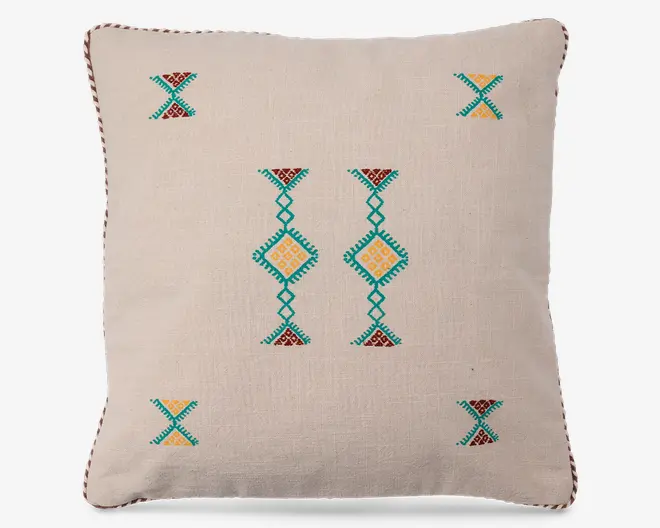 Pude atlas print 45x45 cm