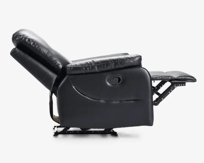 Hvilestol med recliner sort