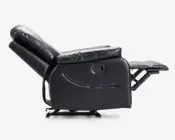 Hvilestol med recliner sort