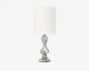 Bordlampe Christine Taupe H.70 cm 