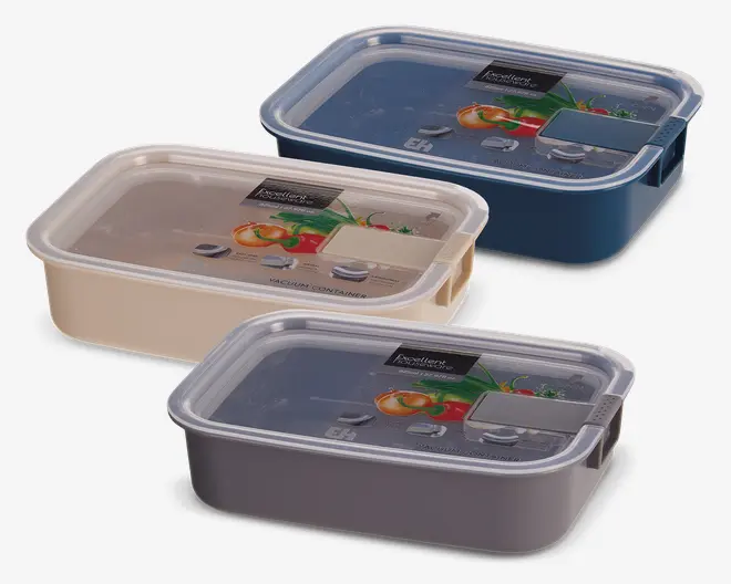 Madopbevaringsboks plast ass 825 ml