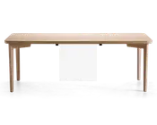 Sofabord SM248 hvidolieret eg