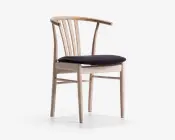 Spisebordsstol i massiv ubehandlet bøg