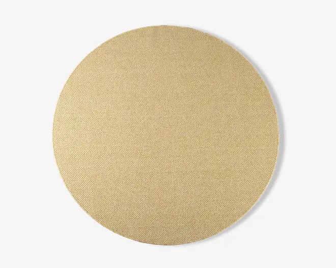 Tæppe Monaco sandfarvet Ø. 200 cm