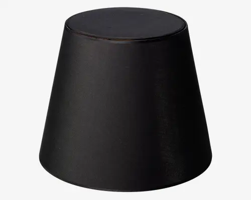 Skærm Isabella Domus sort/kobber H.32 cm