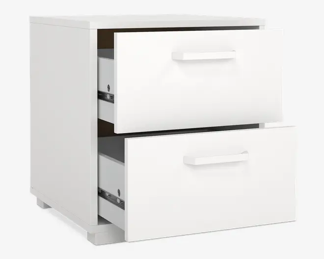 Sengebord Sofia med 2 skuffer