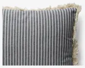 Pude blå m/frynser 45x45 cm 