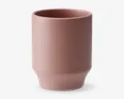 Atlas kop latte pink Ø.8 cm