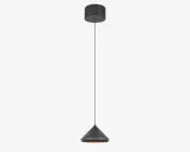 Pendel Laguna sort LED 5w Ø.18 cm
