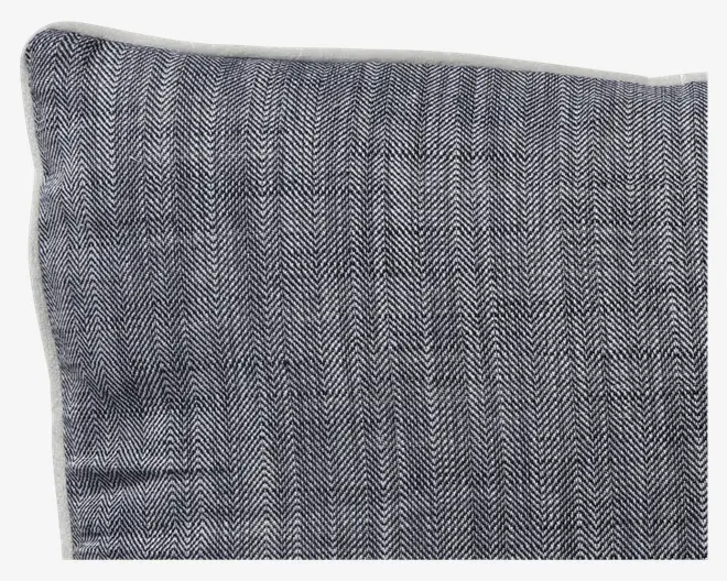 Pude blå m/fyld 45x45 cm 