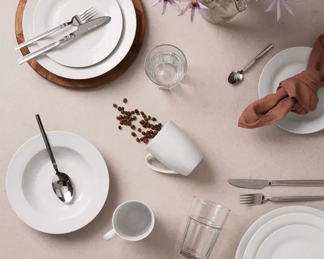 Café suppe tallerken Ø.22 cm 4 stk.