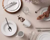 Café suppe tallerken Ø.22 cm 4 stk. 