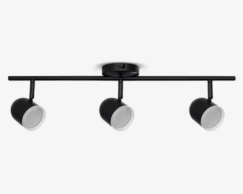 Spot Hall 3 LED sort L.60 cm