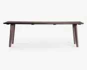 Spisebord Vidar i massiv røgfarvet eg