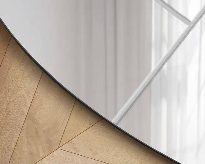 Spejl indgravering I Ø.80 cm  