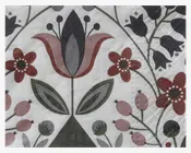 Servietter rosa blomster 33x33 cm