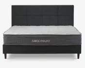 Komplet seng 180 x 200 cm grå