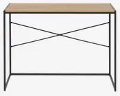 Skrivebord Seaford Eg/Sort