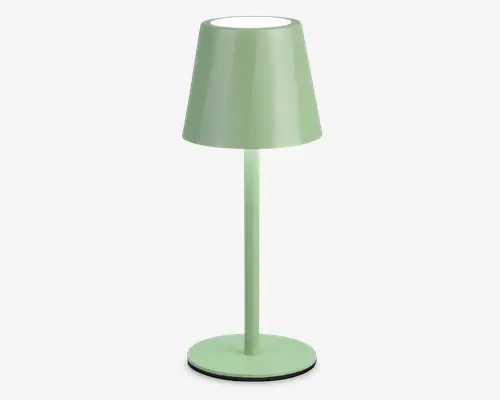 Bordlampe Diaz pistacie grøn H.21 cm