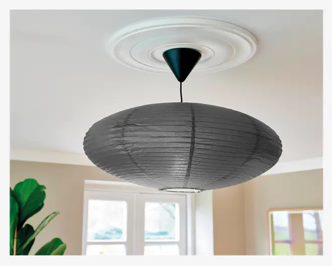 Lampeskærm Villo antracit Ø.60 cm