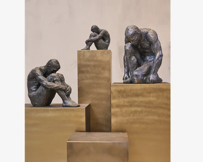 Figur Aya mand 40x23x34 cm