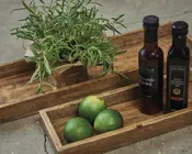 Bakke large træ L.55x18x4 cm 