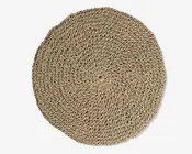 Dækkeserviet papir natur Ø.42 cm