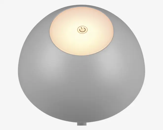 Bordlampe Ricardo grå H.30 cm