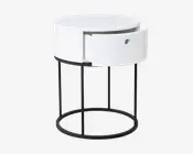 Sengebord m. 1 skuffe