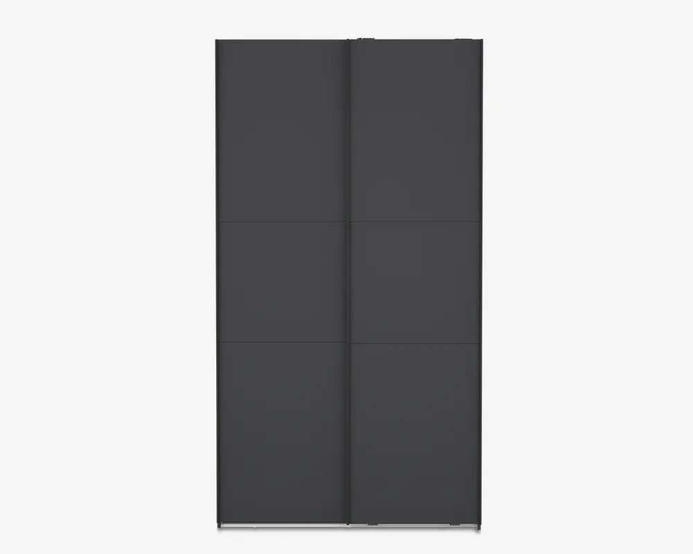 Garderobeskab Case grå B. 119 x H. 221 cm