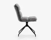 Spisebordsstol med drejestel i grøn