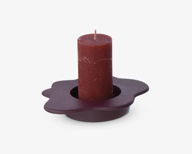 Lysestage Disree Lilla 17x14cm