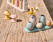 Vase mix keramik 11x8x20 cm 