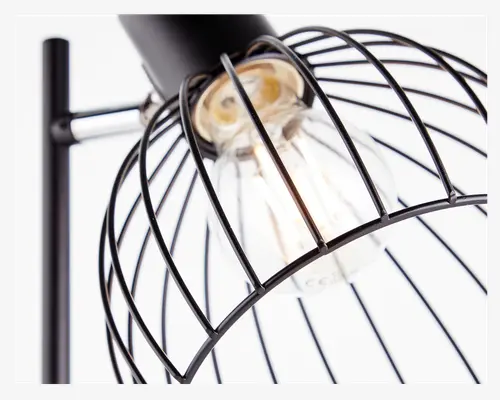 Bordlampe Blacky sort H.44 cm
