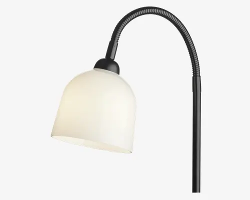 Gulvlampe Glow m. 1 arme sort H.130 cm