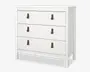 Kommode Madrid med 3 skuffer hvid